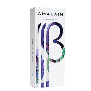 AMALAIN biorevitalization является гиалуроновая кислота с молекулярной массой 3 млн Да, которая обеспечивает насыщение дермы и стимулирует пролиферативную и синтетическую активность фибробластов. Это приводит к нормализации энергетического метаболизма в клетках, что способствует повышению их функциональной активности.